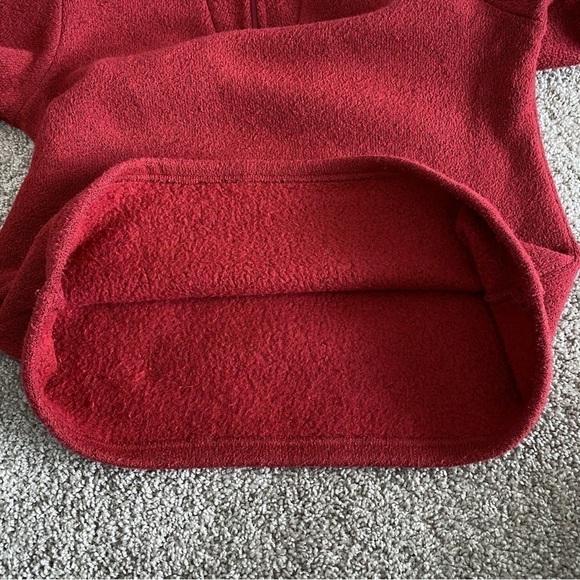 Kuhl Alfpaca Fleece 1/4 Zip Sweater Pullover Red Womens Medium - Picture 7 of 12